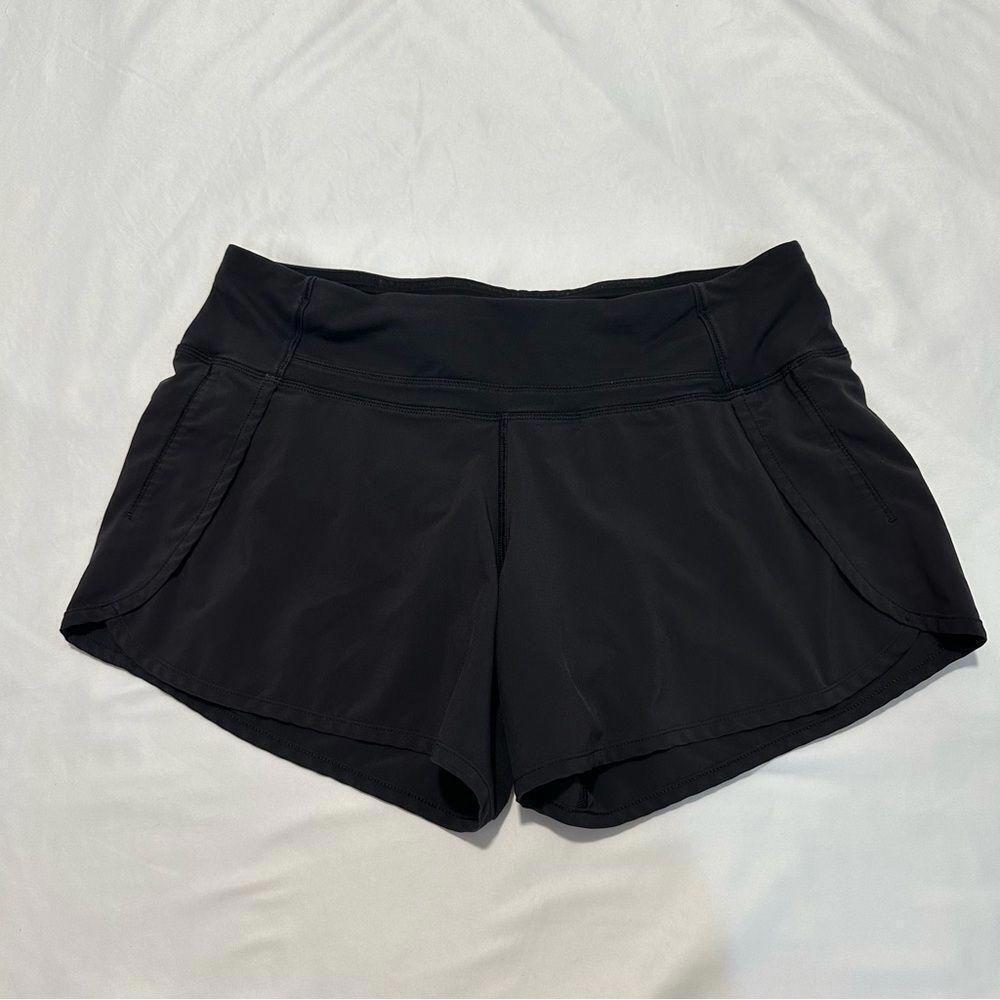 Lululemon BLACK CLASSIC SPEED ATHLETIC RUNNING SHORTS